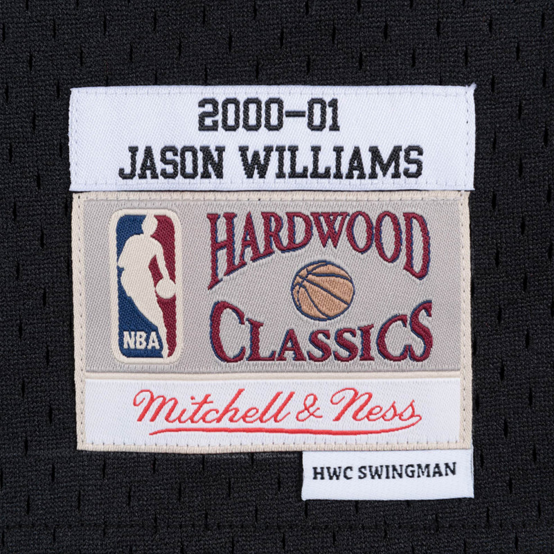 Junior Jason Williams Sacramento Kings 00-01 Black Retro Swingman