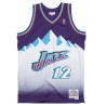 John Stockton Utah Jazz 96-97 Purple Retro Swingman