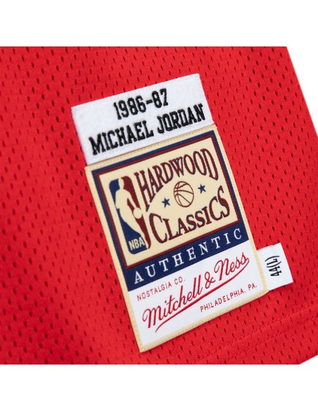 Jordan Acheter Michael Chicago Bulls 86-87 Red Authentic | 24Segons