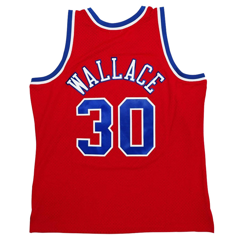 Ben Wallace Mitchell & Ness Throwback Detroit Pistons Swingman
