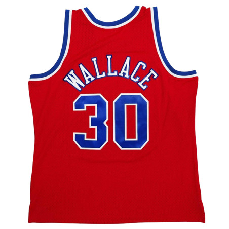Ben Wallace Washington Bullets 96-97 Red Retro Swingman