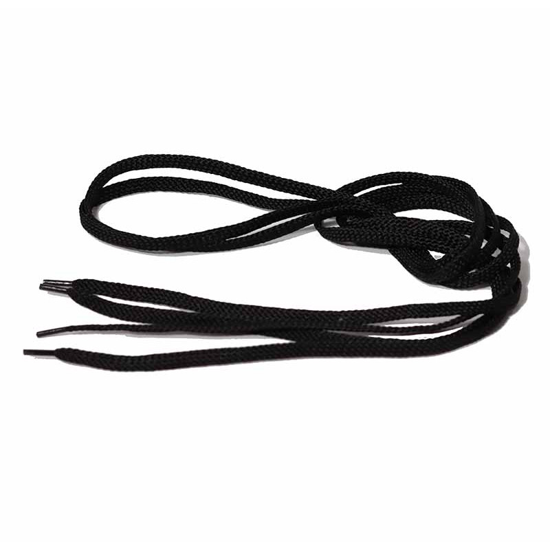 Flat Black Shoelaces 150cm