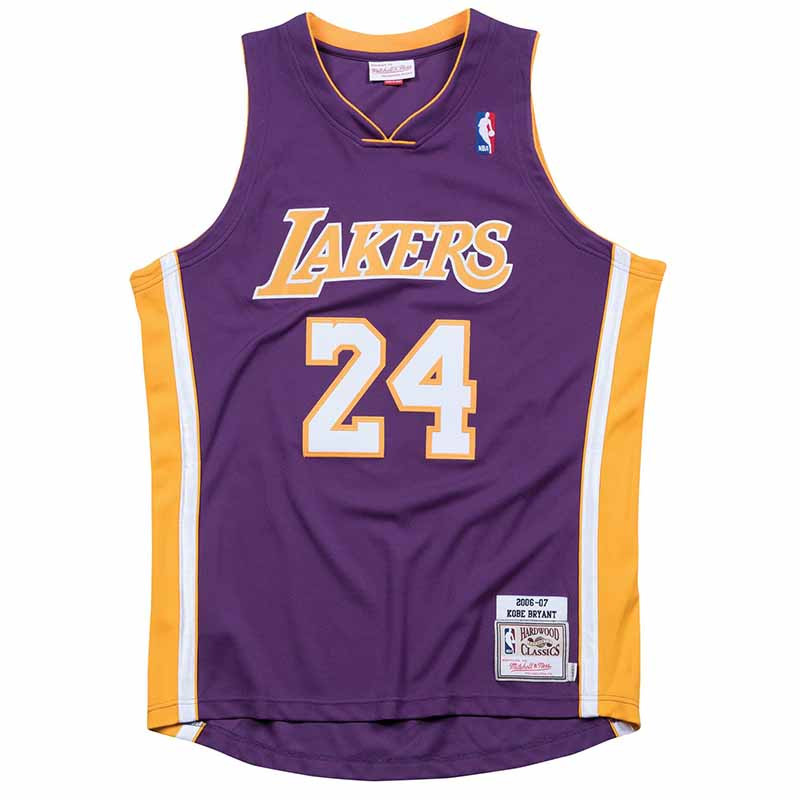 Kobe Bryant Los Angeles Lakers 06-07 Purple Authentic