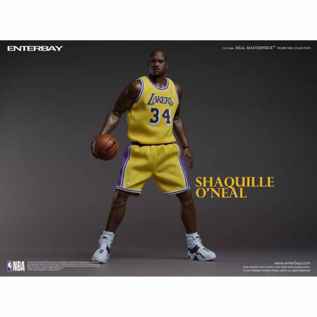 Enterbay Real Masterpiece Shaquille O'Neal Lakers 1/6