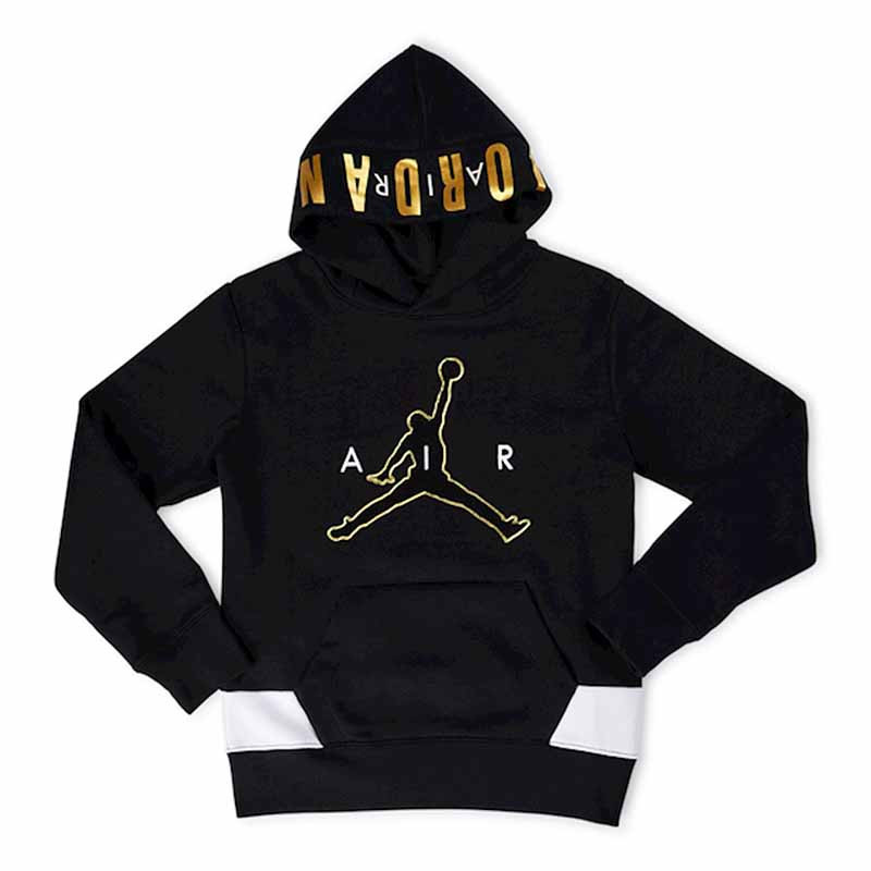 black and gold jordan sweatshirt