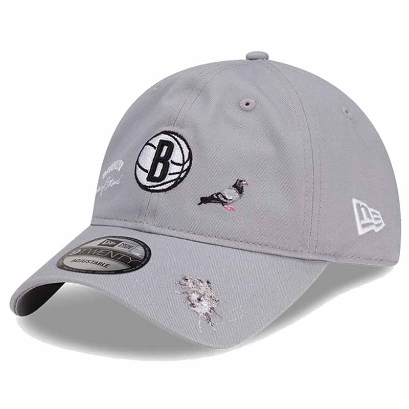 Brooklyn Nets Staple Grey 9Twenty Cap