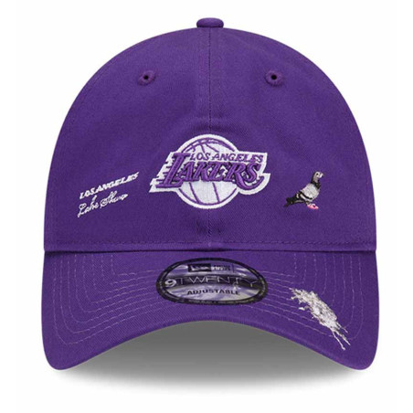 Los Angeles Lakers Staple Purple 9Twenty Cap