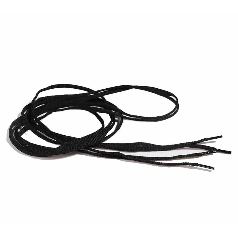 Black Oval Shoelaces 150 cm