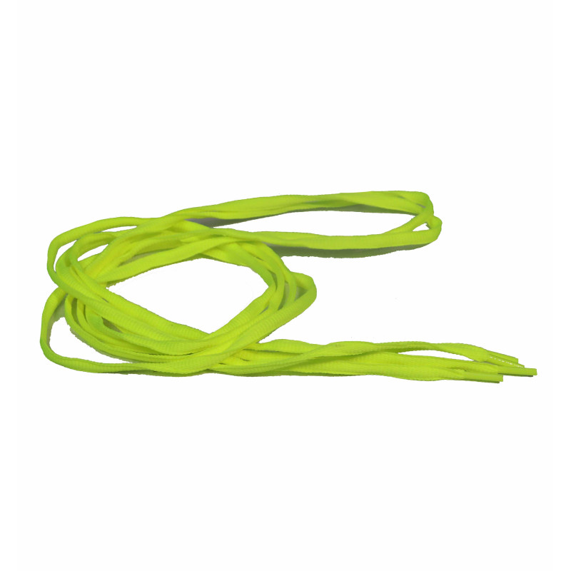 Fluor Yellow Oval Shoelaces 150 cm