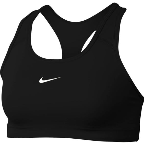 Buy WMNS Medium-Support 1-Piece Pad Sports Black Bra | 24Segons