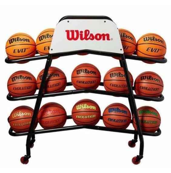 Wilson Acheter Ball Carrier Deluxe Basketball Cart 15 Ball | 24Segons