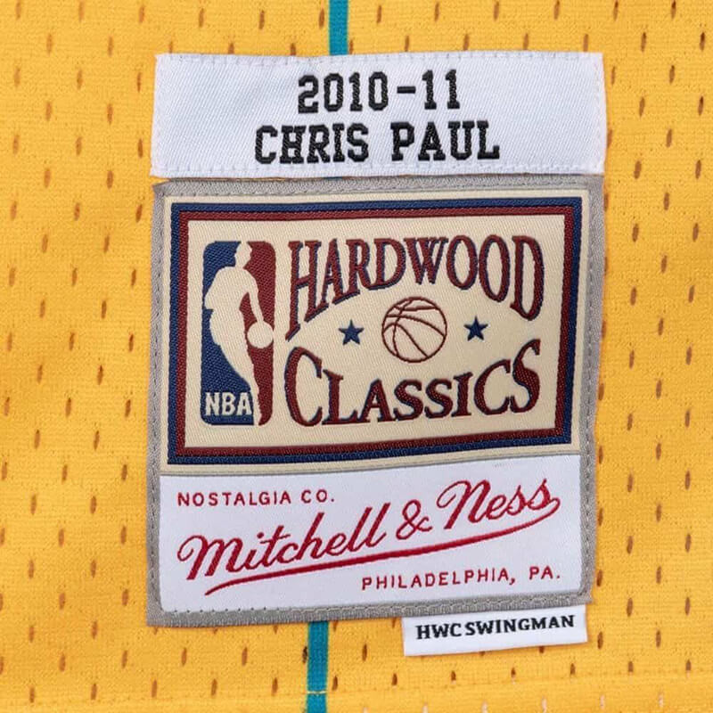 Chris Paul New Orleans Hornets 10-11 Yellow Retro Swingman