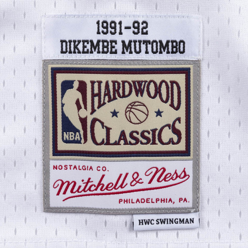 Dikembe Mutombo Denver Nuggets 91-92 Retro White Swingman