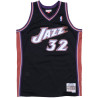 Karl Malone Utah Jazz 98-99 Black Retro Swingman