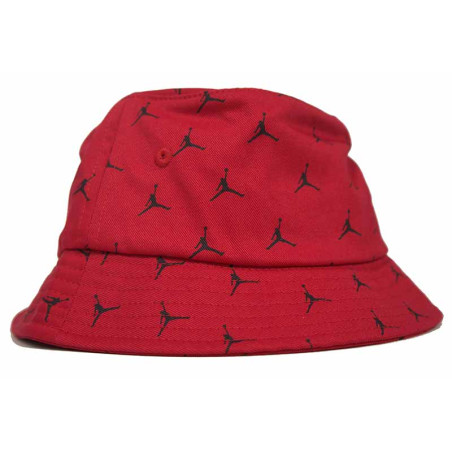 Jordan Jumpman Logo AOP Red Bucket Hat