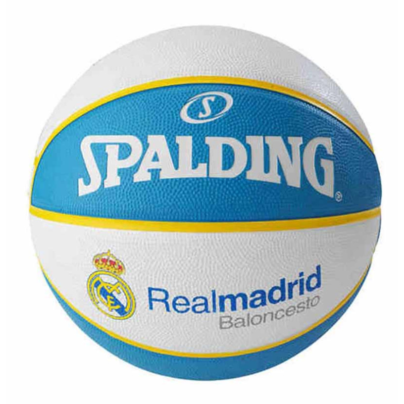 Spalding Real Madrid Euroleague Rubber Basketball Sz7