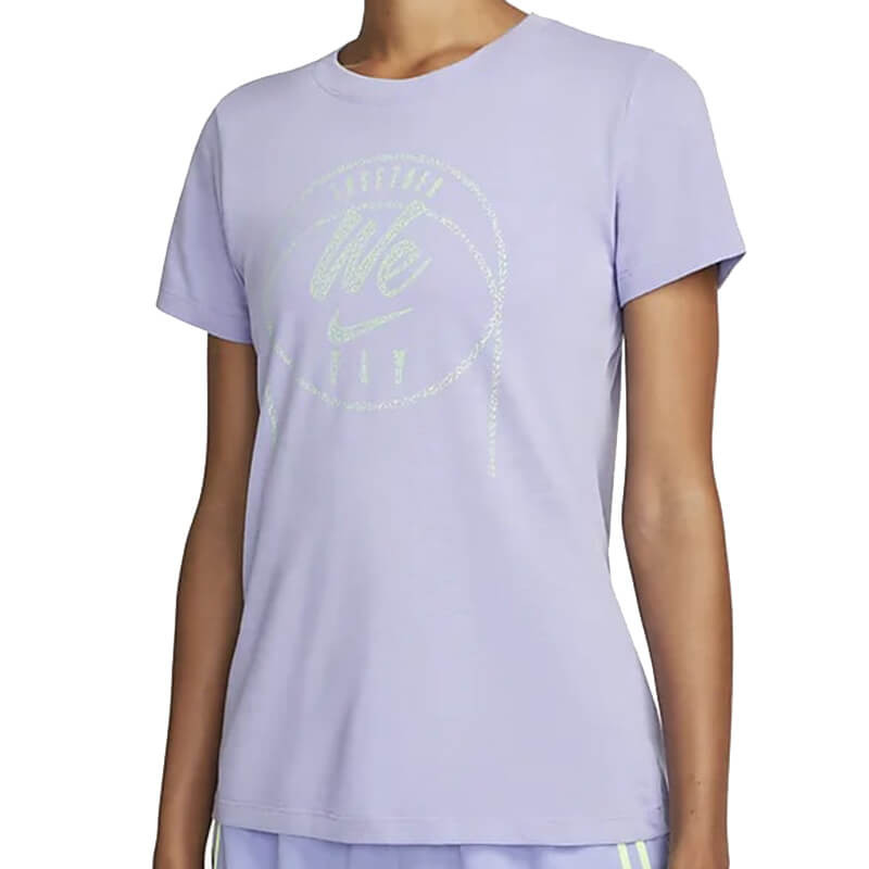 Woman Dri-FIT Swoosh Fly Purple T-Shirt