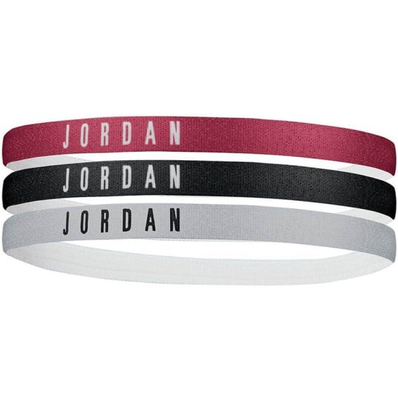 Jordan Acheter Bandeaux Rouge Noir Gris 3PK | 24Segons