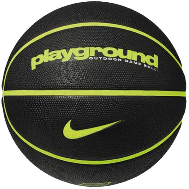 Nike Everyday Playground Graphic Black Green Basketball Sz6