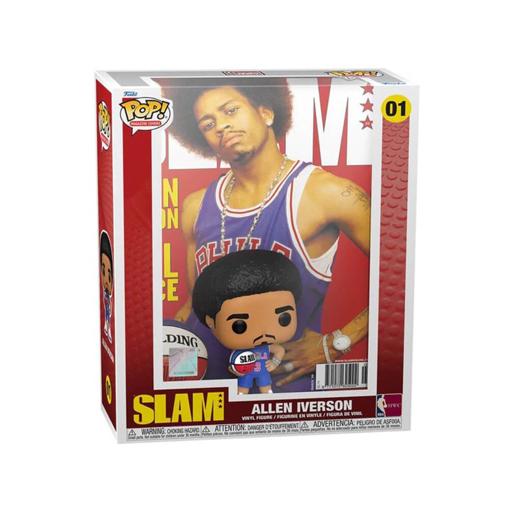 Figura Funko Pop Allen Iverson Philadelphia 76ers SLAM 9cm