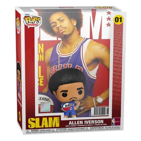 Figura Funko Pop Allen Iverson Philadelphia 76ers SLAM 9cm