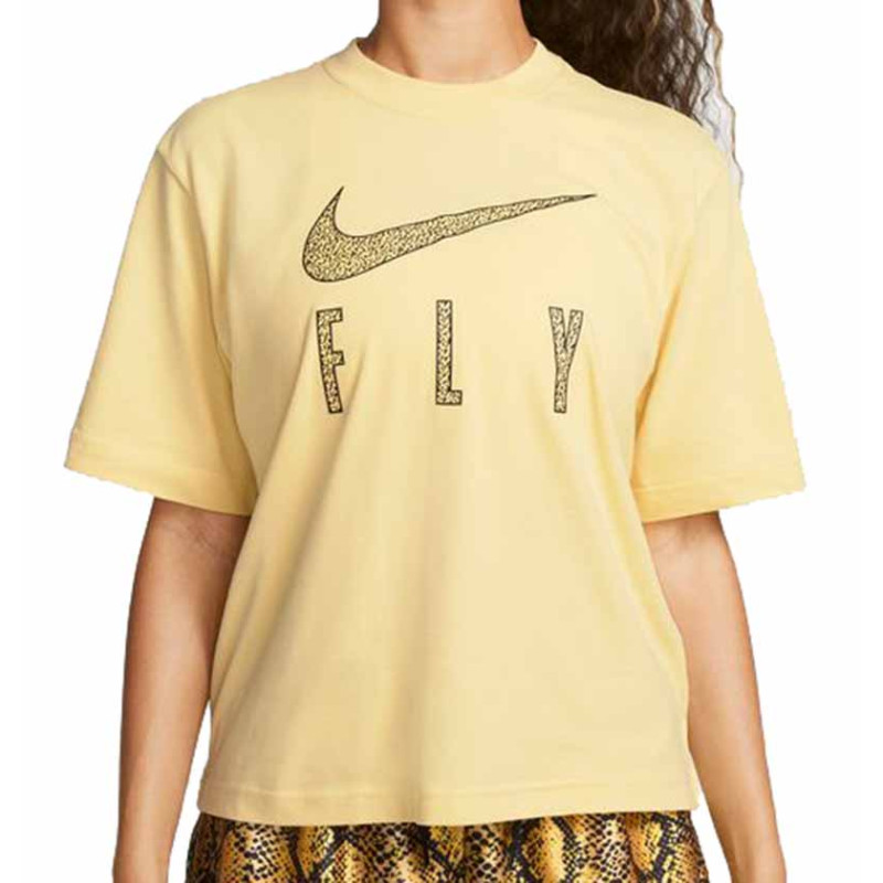 Woman Nike Dri-Fit Boxy Lemon Wash T-Shirt