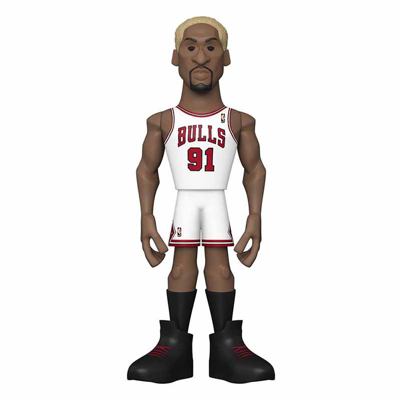 Figura Funko Gold Dennis Rodman Chicago Bulls 13cm