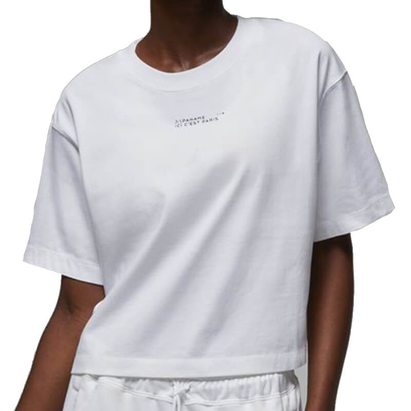 Woman Jordan Paris Saint-Germain Graphic White T-Shirt