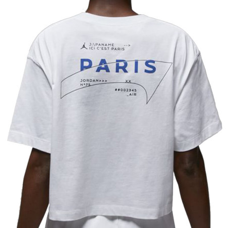 Woman Jordan Paris Saint-Germain Graphic White T-Shirt