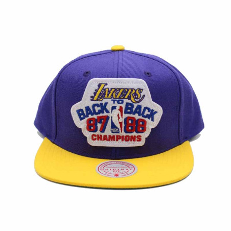 Los Angeles Lakers Bact To Back 87-88 Cap