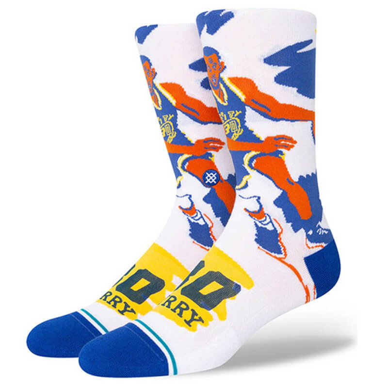 Stance Paint Curry Golden State Warriors Socks