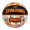 Spalding Rainbow Graffiti Rubber Orange Sz7 Ball