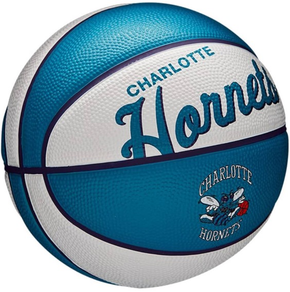 Wilson NBA Acquista Pallone Charlotte Hornets Squadra Retro Sz3 | 24Segons