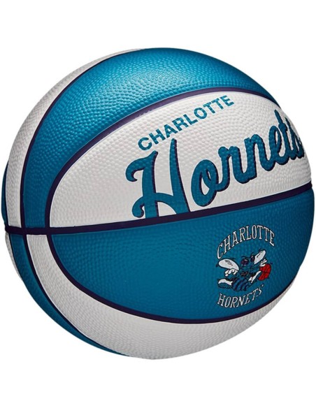 Wilson NBA Acquista Pallone Charlotte Hornets Squadra Retro Sz3 | 24Segons