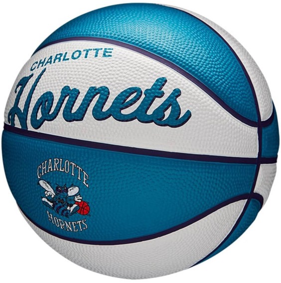 Wilson NBA Acquista Pallone Charlotte Hornets Squadra Retro Sz3 | 24Segons
