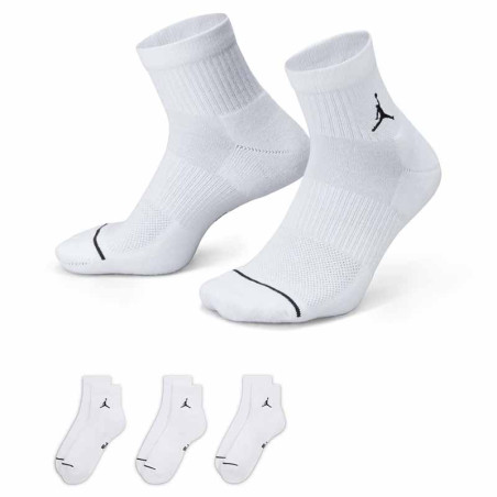 Jordan Everyday White Ankle Socks (3P)