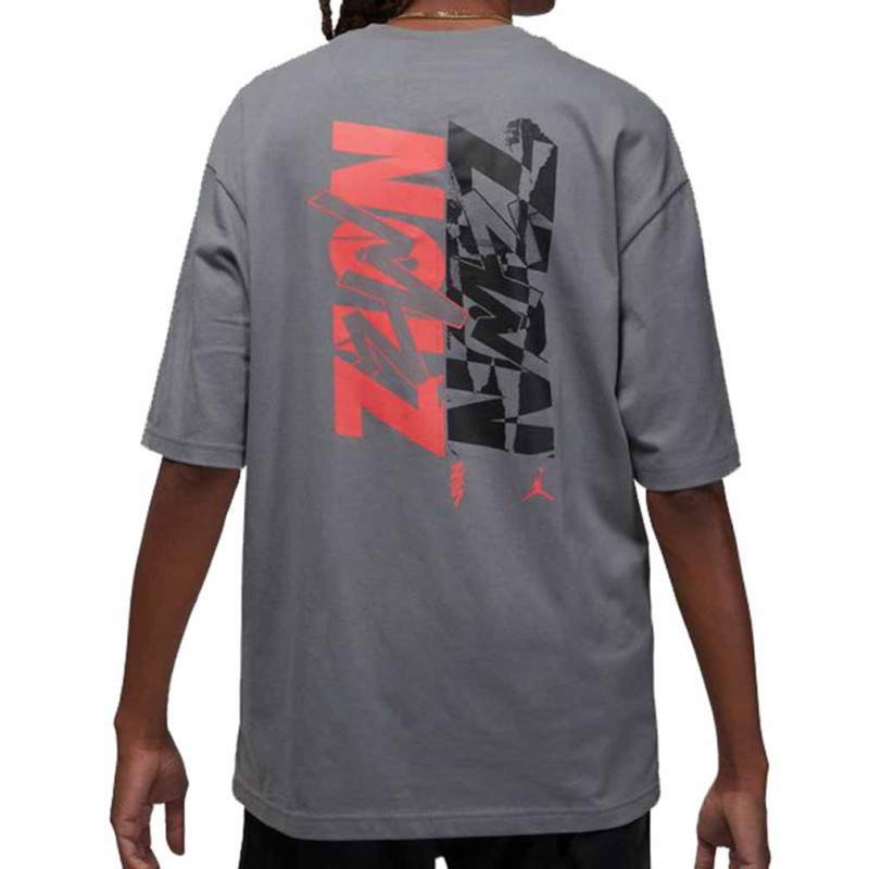 Jordan Zion Sneaker School Smoke Gray T-Shirt