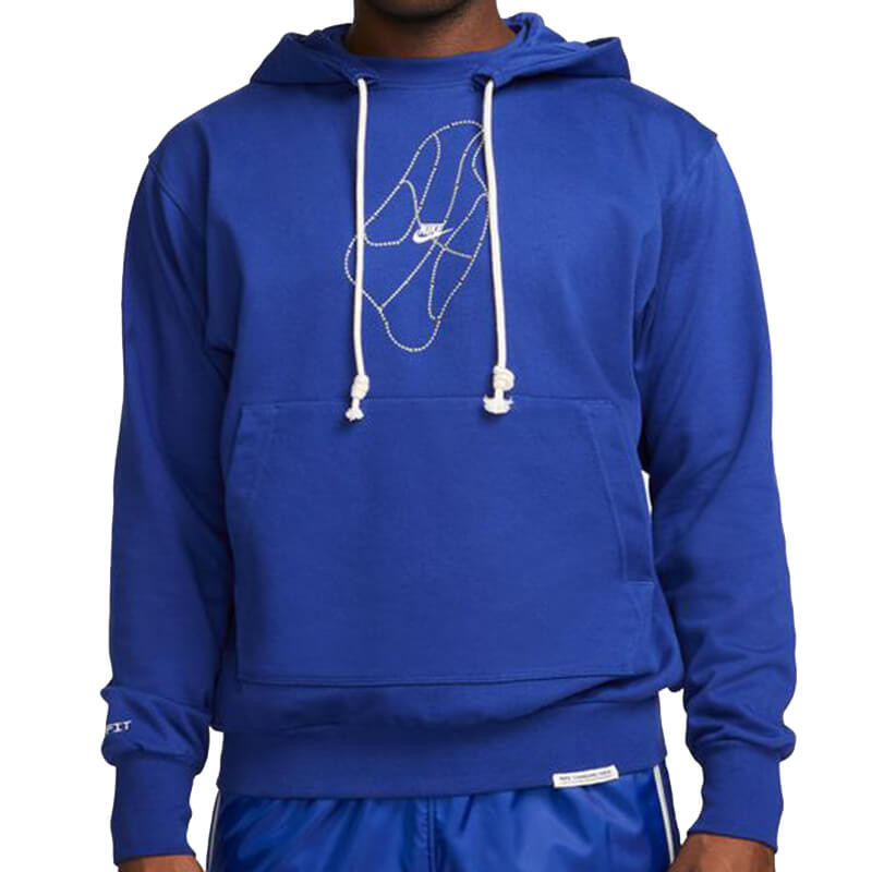 Nike Dri-FIT Standard Issue Pullover Basketball Blue Hoodie