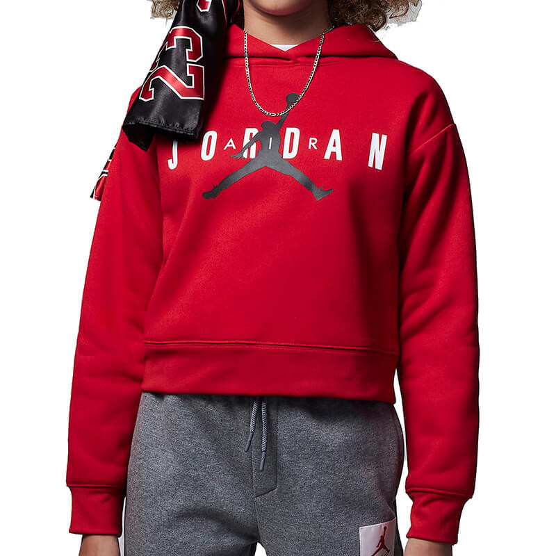 Girl Jordan Jumpman Sustainable Gym Red Hoodie
