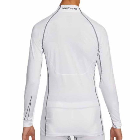 Nike DF Tight LS Mock White Shirt