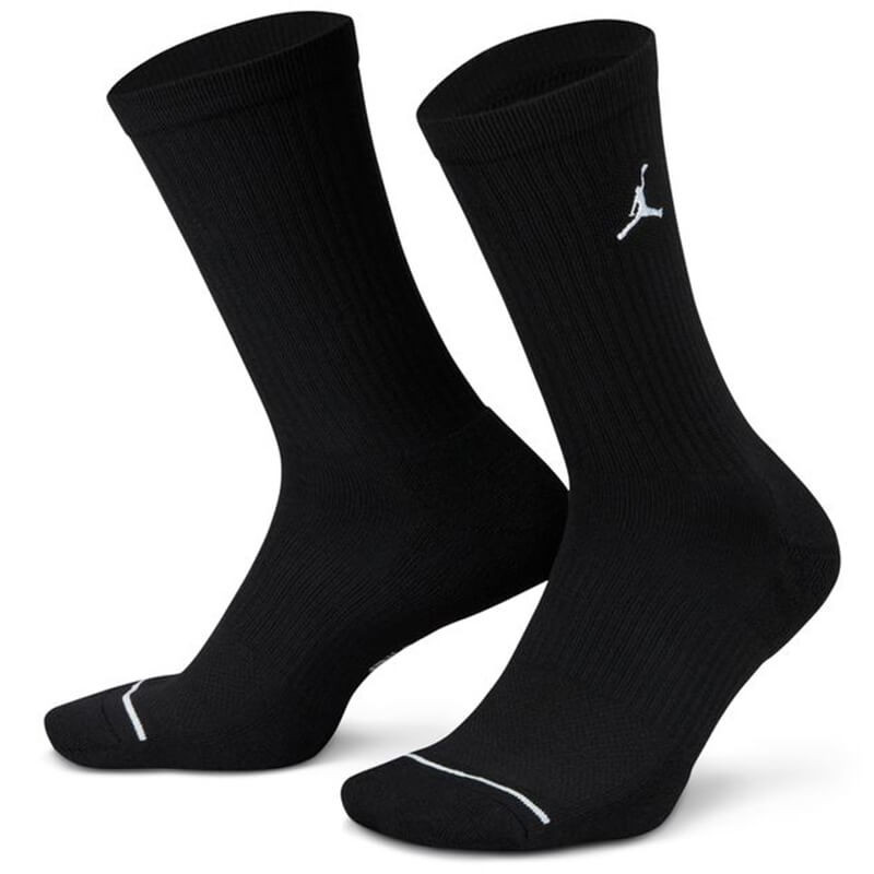 Jordan Everyday Crew Black Socks (3pk)