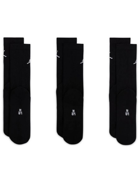 Jordan Acquista Calzini Everyday Crew Black (3pk) | 24Segons