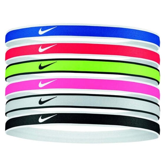 Nike Acquista Fasce per capelli con punta Swoosh Multicolore 6PK | 24Segons