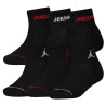 Junior Jordan Legend Ankle Black Socks (6pk)