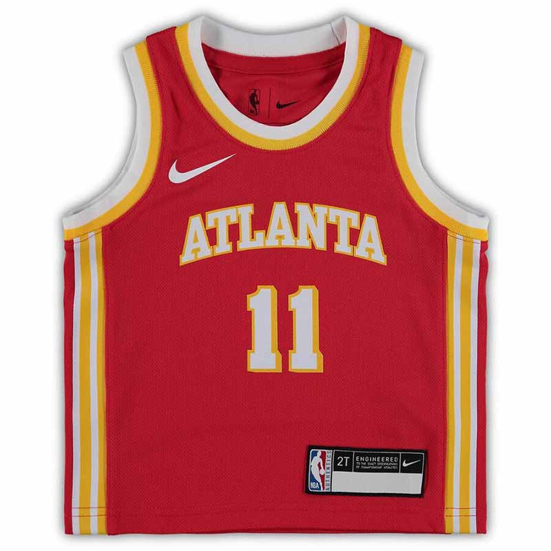 Authentic Atlanta Hawks Trae Young Swingman Nike City Edition Yellow Jersey  XL