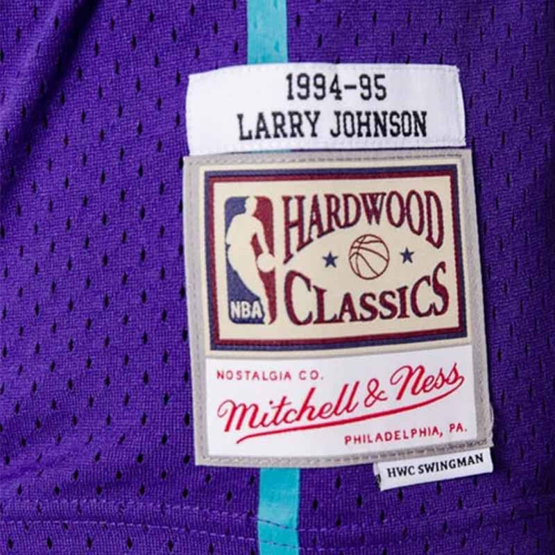 Larry Johnson Charlotte Hornets 94-95 Alternate Retro Swingman