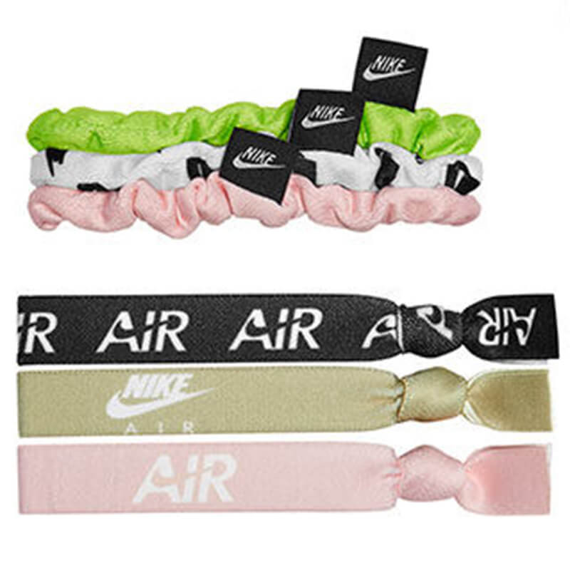 Nike Mixed Pouch White Black Gold Pink Headbands (6pk)