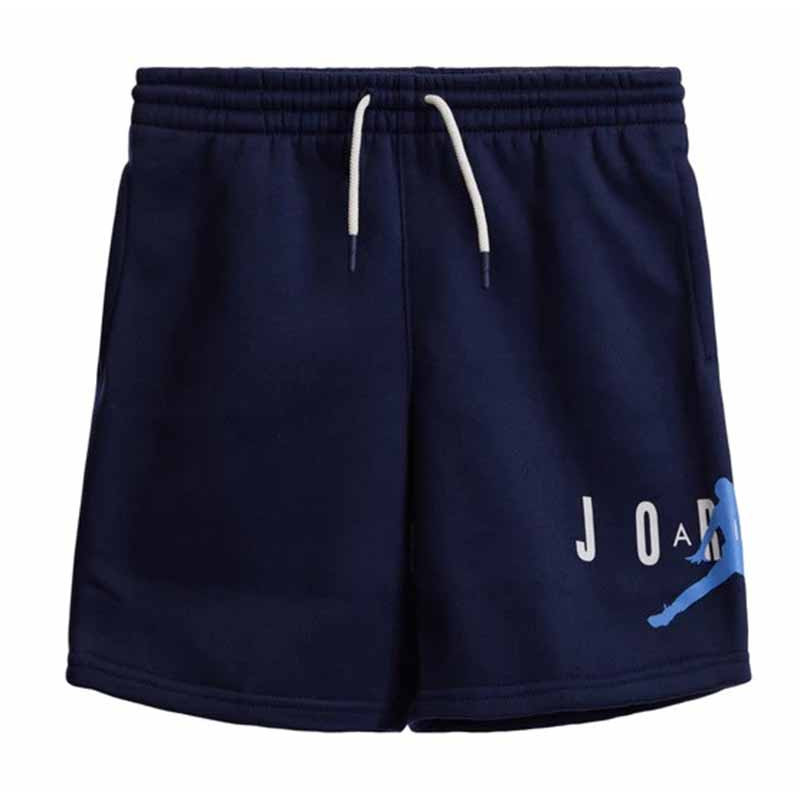 Junior Jordan Jumpman Sustainable Fleece Midnight Navy Short