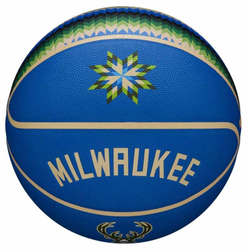 Balón Wilson Milwaukee Bucks NBA Team City Collector