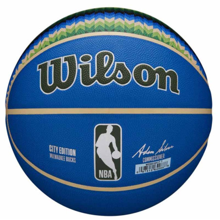 Balón Wilson Milwaukee Bucks NBA Team City Collector